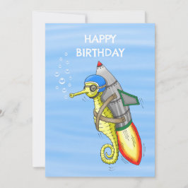 The Amazing Yellow Rocket Seahorse カード
