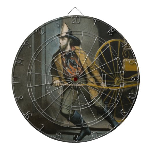 The American Fireman：いつでも準備 ダーツボード (正面)