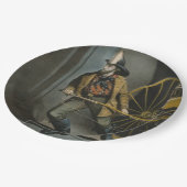 The American Fireman:いつでも準備 ペーパープレート (アングル)