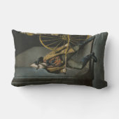 The American Fireman：いつでも準備 ランバークッション (裏面)