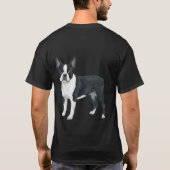 The American Gentleman: Boston Terrier Lover Tシャツ (裏面)