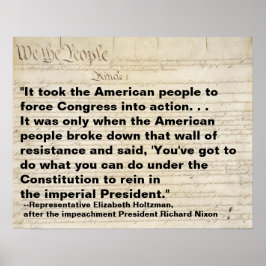 The American People Force Congress to Act Protest ポスター