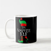 The Amputee Elf Christmas Funny Limb Surgery Joke  コーヒーマグカップ (左)