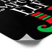 The Amputee Elf Christmas Funny Limb Surgery Joke  ポスター (角)