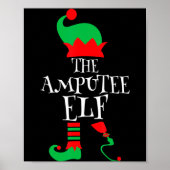 The Amputee Elf Christmas Funny Limb Surgery Joke  ポスター (正面)