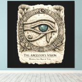 The Ancestor's Vision | ホルスの目 キャンバスプリント (インサイチュ (ウッドフロア))