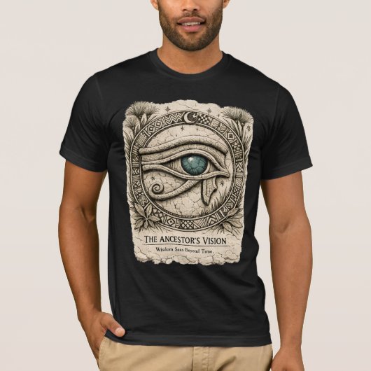The Ancestor's Vision | ホルスの目 Tシャツ (正面)