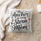 The Anchor In Every Storm Is Mom クッション (ブランケット)