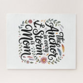 The Anchor In Every Storm Is Mom ジグソーパズル (横)