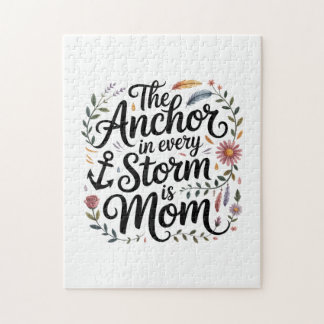 The Anchor In Every Storm Is Mom ジグソーパズル