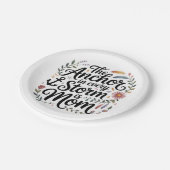 The Anchor In Every Storm Is Mom ペーパープレート (アングル)