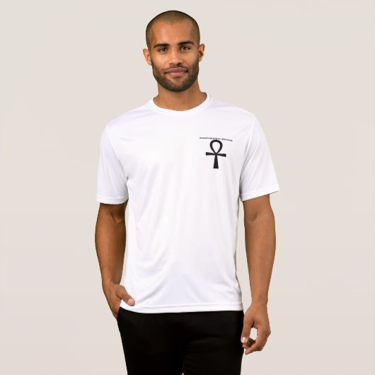 THE ANCIENT ATLANTIS ANKH KEY SYMBOL  T-Shirt Tシャツ (正面フル)