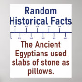 The Ancient Egyptians Used Slabs Of Stone - Histor ポスター (正面)