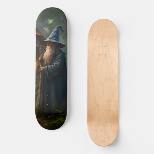 The ancient forest wizard 8.125 skateboard deck スケートボード (正面)