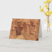 "The Ancients", Sego Canyon Utah Pictograph カード (黄色い花)