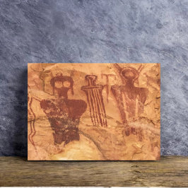 "The Ancients", Sego Canyon Utah Pictograph キャンバスプリント