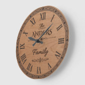 The ANDERS Family Wall Clock  ラージ壁時計 (傾斜)