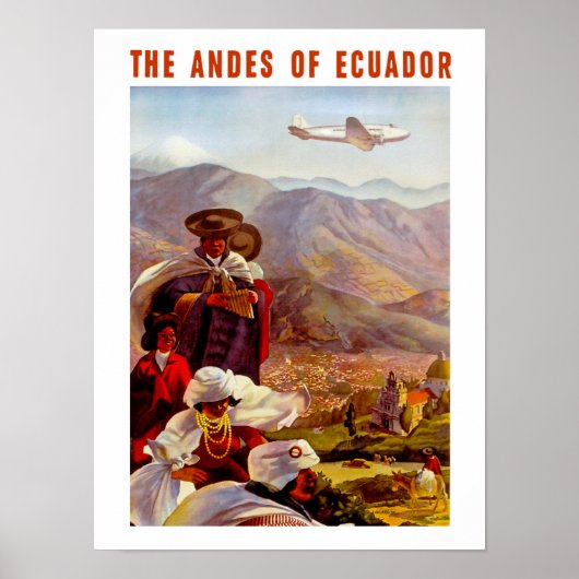 The Andes of Ecuador ポスター (正面)