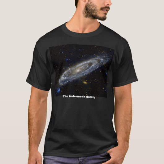 The Andromeda galaxy Tシャツ (正面)