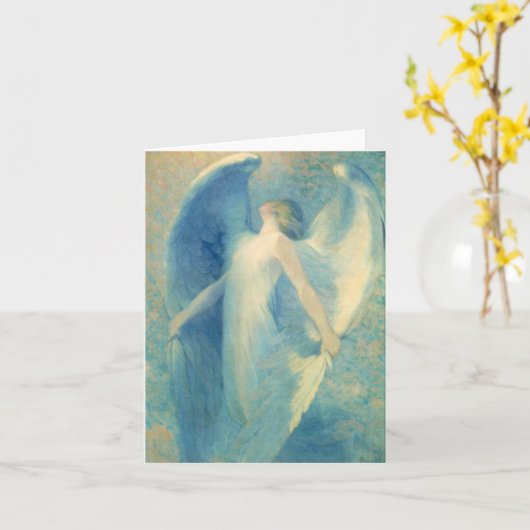 The Angel by William Baxter Closson カード (黄色い花)