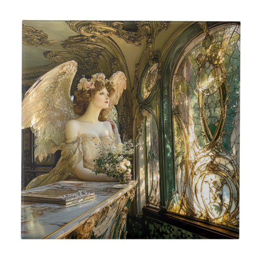 The Angel in the Stained Glass of Light タイル (正面)