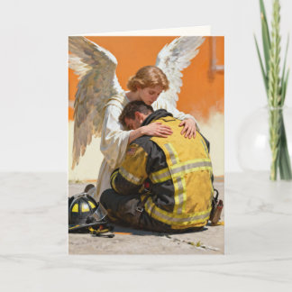 "The Angel Who Knew Your Courage" Sympathy カード