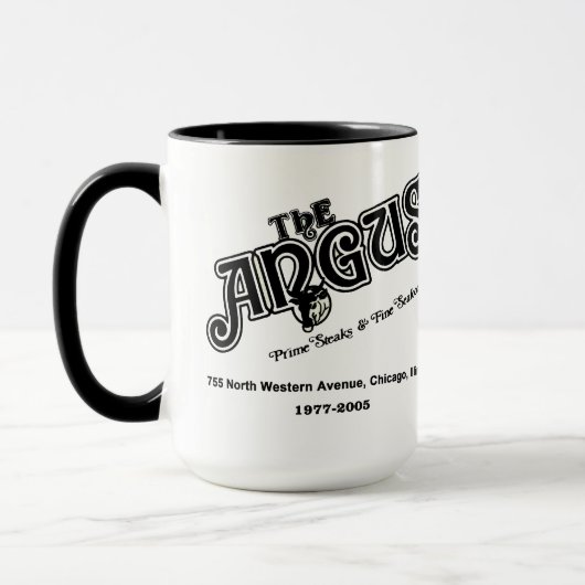 The Angus Restaurant, Chicago, Il マグカップ (左)