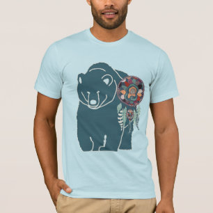 the Animal Totem Bear Spirit -先住民・アメリカン Tシャツ