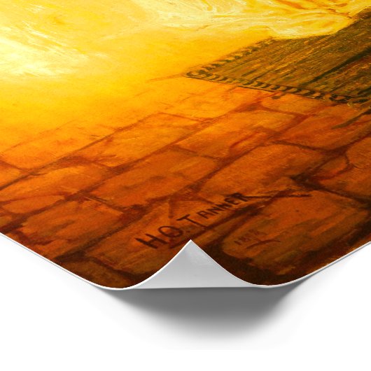 The Annunciation by Henry Ossawa Tanner ポスター (角)