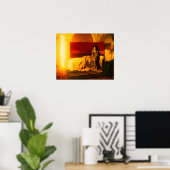 The Annunciation by Henry Ossawa Tanner ポスター (ホームオフィス)