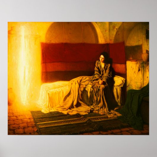 The Annunciation by Henry Ossawa Tanner ポスター (正面)
