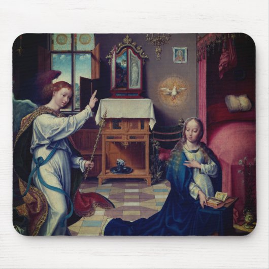 The Annunciation by Joos van Cleve:  マウスパッド (正面)