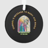 The Annunciation of the Lord オーナメント (裏面)