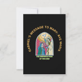 The Annunciation of the Lord サンキューカード (裏面)