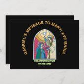 The Annunciation of the Lord シーズンカード (正面/裏面)