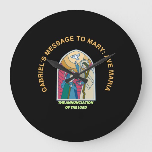 The Annunciation of the Lord ラージ壁時計 (正面)