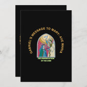 The Annunciation of the Lord 招待状 (正面/裏面)