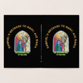 The Annunciation of the Lord 箔カード (内部)