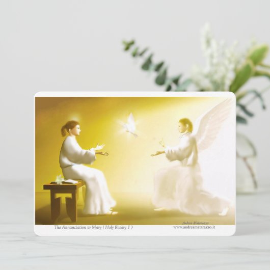 The Annunciation to Mary 招待状 (スタンド正面)