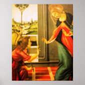 The Annunciation Virgin Mary and Archangel Gabriel ポスター (正面)