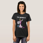 The answer is no. Grumpy Funny Donkey Unicorn Tシャツ (正面フル)