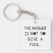 The answer is not to give a f キーホルダー (正面)