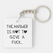 The answer is not to give a f キーホルダー (裏面)