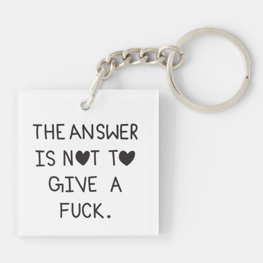 The answer is not to give a f キーホルダー (裏面)