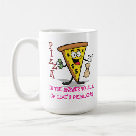 The answer to all of life's problems コーヒーマグカップ