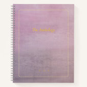 The Anthology | Mauve Custom Poetry Collection ノートブック (正面)