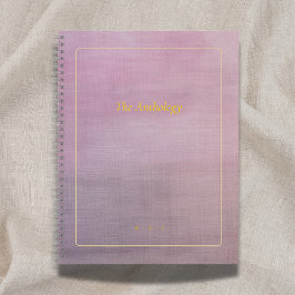 The Anthology | Mauve Custom Poetry Collection ノートブック