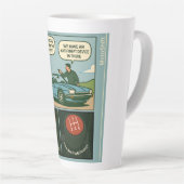 The Anti-Theft Device (Stick Shift) カフェラテマグ (右アングル)