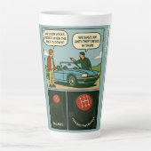 The Anti-Theft Device (Stick Shift) カフェラテマグ (正面)