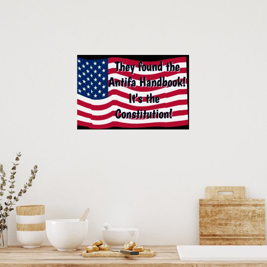 The Antifa Handbook Patriotic (ds) ポスター (キッチン)